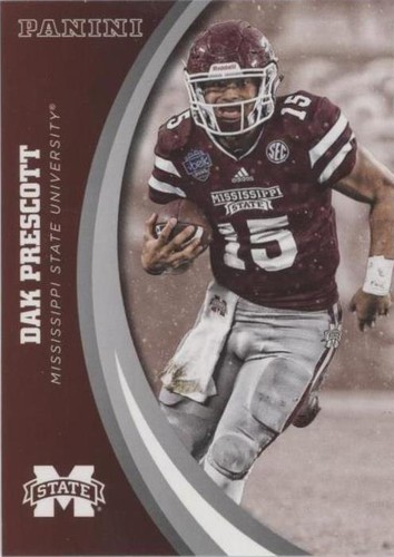 2016 Panini Mississippi State Bulldogs Dak Prescott #49