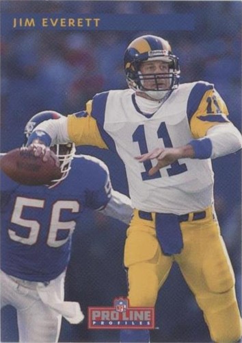 1992 Pro Line Profiles Jim Everett #244