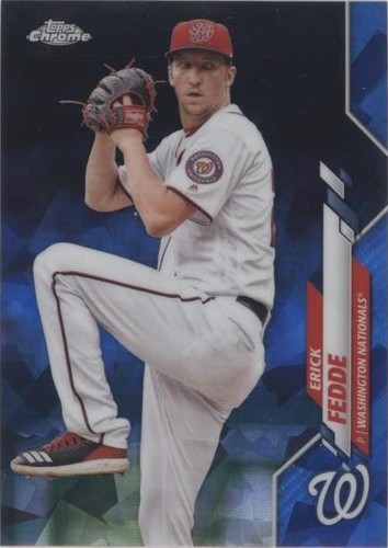 2020 Topps Chrome Sapphire Edition - Erick Fedde #198