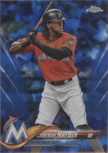 2018 Topps Chrome Sapphire Edition - Cameron Maybin #641