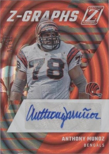 2022 Panini Zenith Z-Graphs /50 Anthony Munoz #ZG-AM Auto
