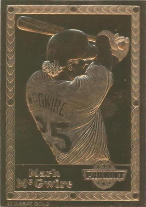 1992-98 ProMint 22K Gold - Mark McGwire #24