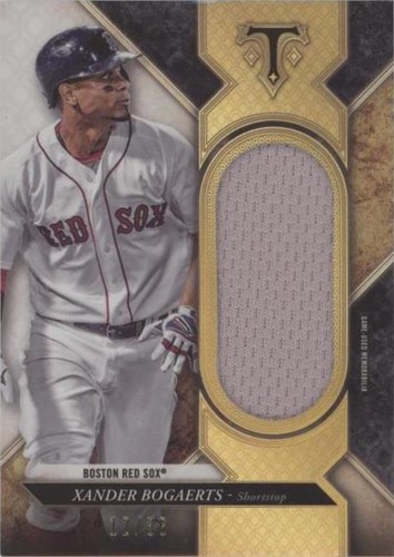 2017 Topps Triple Threads - Xander Bogaerts #SJR-XB