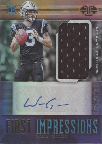 2019 Panini Illusions Will Grier #140
