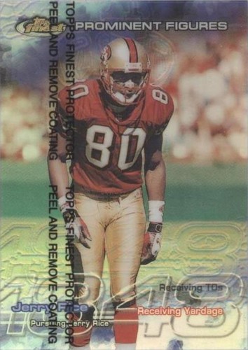 1999 Topps Finest Jerry Rice #PF54