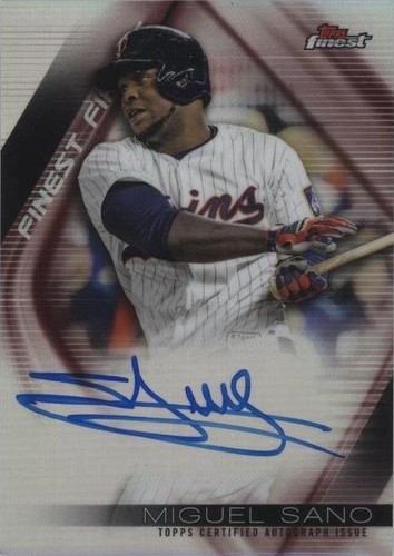 2016 Topps Finest - Miguel Sanó #FFA-MS