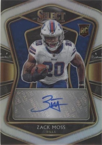 2020 Panini Select Zack Moss #RS-ZMO