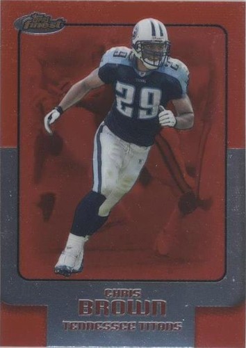 2006 Topps Finest Chris Brown #8