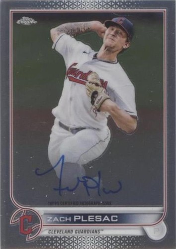 2022 Topps Chrome - Zach Plesac #CVA-ZP