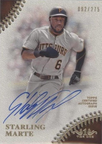 2018 Topps Tier One - Starling Marte #PPA-SM