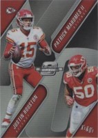 2018 Panini Contenders Optic Justin Houston Patrick Mahomes II #XO-KCC