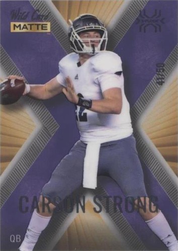 2022 Wild Card MATTE Carson Strong #MXP-6