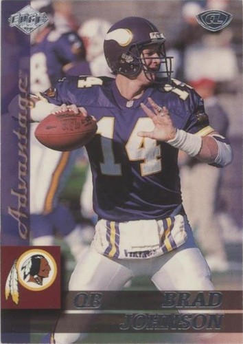 1999 Collector's Edge Advantage Brad Johnson #90