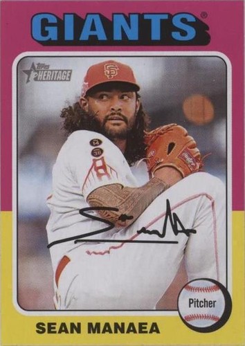 2024 Topps Heritage - Sean Manaea #64