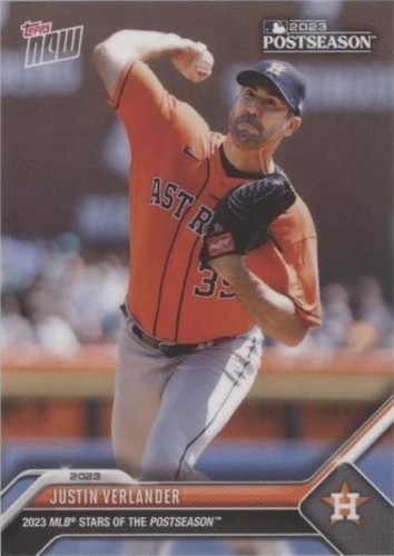 2023 Topps Now MLB Stars of the Postseason - Justin Verlander #PS-18