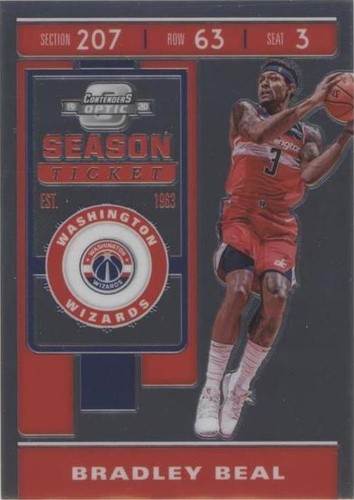 2019-20 Panini Contenders Optic - Bradley Beal #3