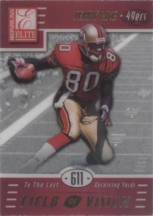 1999 Donruss Elite Jerry Rice #8A
