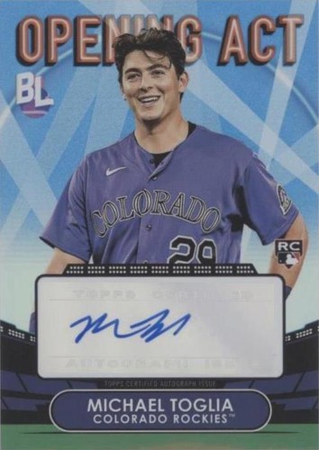 2023 Topps Big League - Michael Toglia #OAA-MT