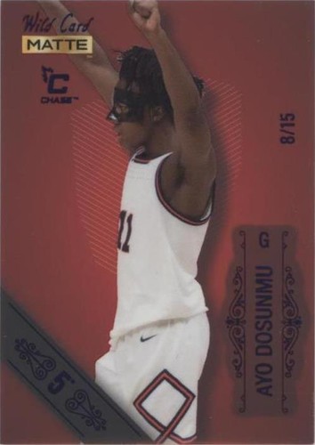 2022-23 Wild Card Matte Draft - Ayo Dosunmu #MB-6