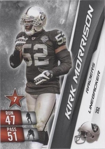 2010 Adrenalyn XL Kirk Morrison #282