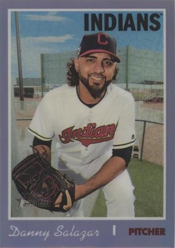 2019 Topps Heritage High Number - Danny Salazar #THC-563