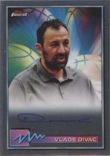 2021 Topps Finest - Vlade Divac #FA-VD