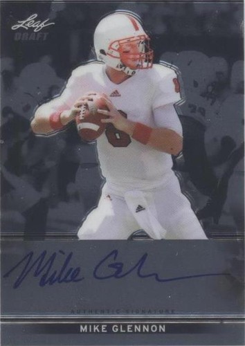 2013 Leaf Metal Draft Mike Glennon #BA-MG2