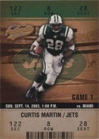 2003 Fleer Authentix Curtis Martin #5