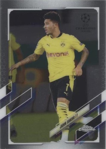 2020-21 Topps Chrome UCL Jadon Sancho #78