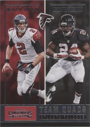 2017 Panini Contenders Devonta Freeman Julio Jones Matt Ryan #TQ-8