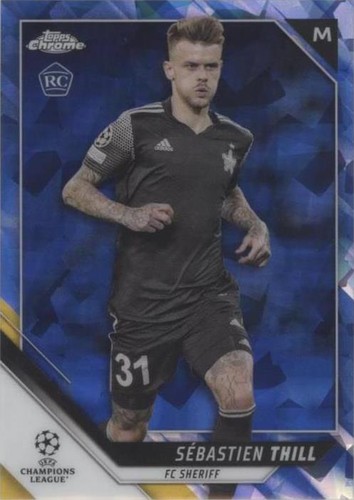2021-22 Topps Chrome UCL Sapphire Edition Sebastien Thill #162