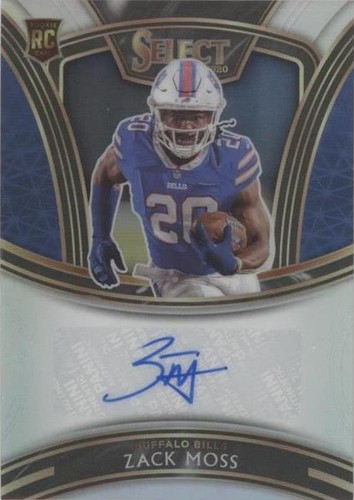 2020 Panini Select Zack Moss #SS-ZMO