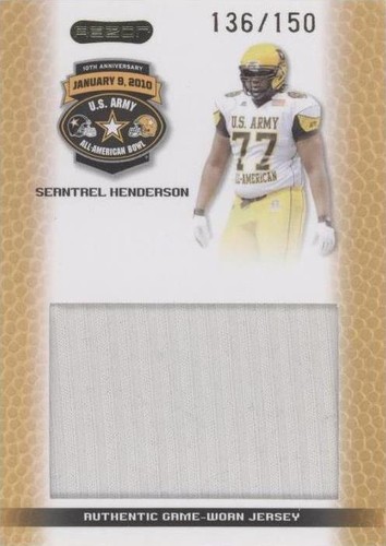 2010 Razor U.S. Army All-American Bowl Seantrel Henderson #JS-SH1