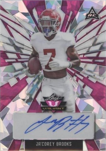 2022 Leaf Valiant Ja'corey Brooks #BA-JCB