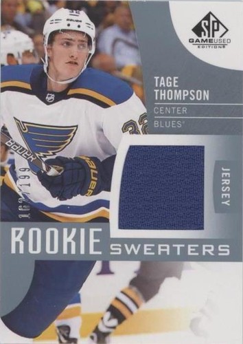2017-18 SP Game Used - Tage Thompson #RS-TT