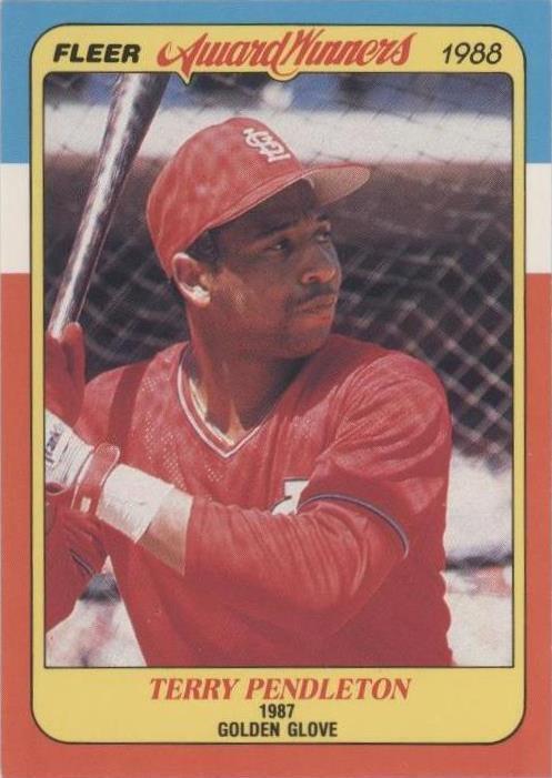 1988 Fleer Award Winners - Terry Pendleton #28