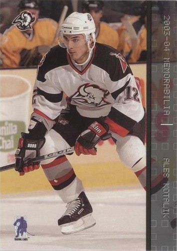 2003-04 In the Game Be A Player Memorabilia - Ales Kotalik #4