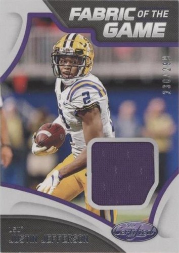 2020 Chronicles JUSTIN JEFFERSON Gridiron Kings RC Rookie Auto 44/49