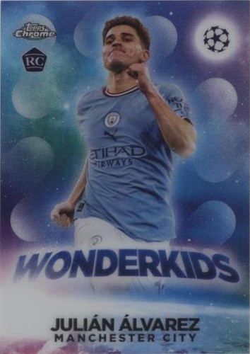 2022-23 Topps Chrome UEFA Club Competitions Julian Alvarez #W-9
