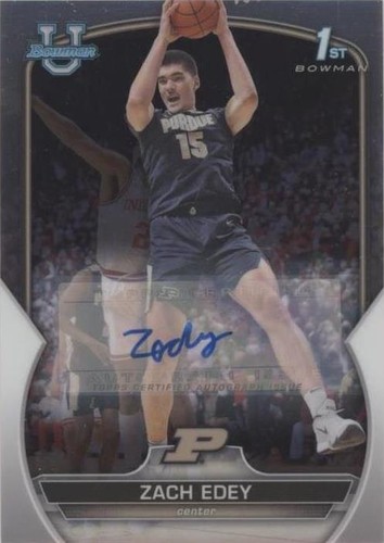 2022-23 Bowman University Chrome - Zach Edey #79