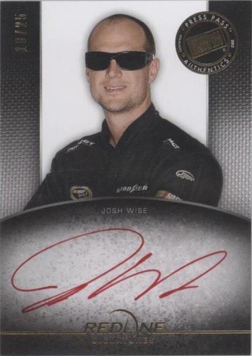 2012 Press Pass Redline - Josh Wise #RS-JW