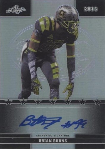 2016 Leaf U.S. Army All-American Bowl Brian Burns #10