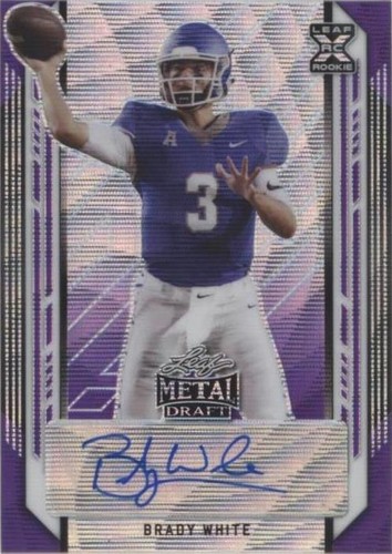 2021 Leaf Metal Draft Brady White #BA-BW1