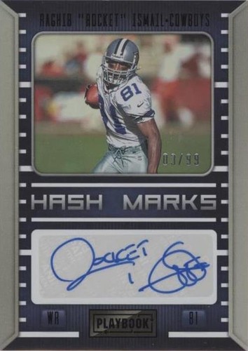 2022 Panini Playbook Rocket Ismail #HM-RI