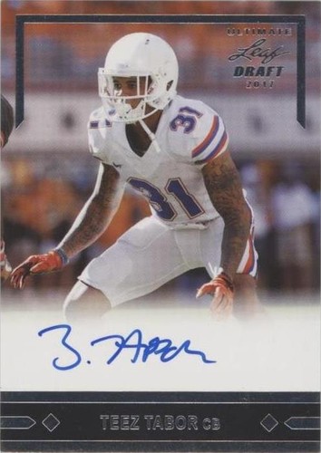 2017 Leaf Ultimate Draft Teez Tabor #GLR-TT1