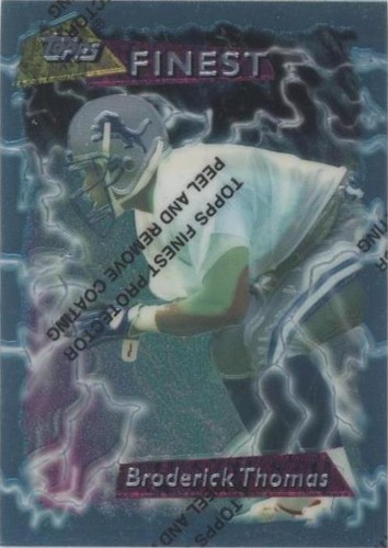 1995 Topps Finest Broderick Thomas #113