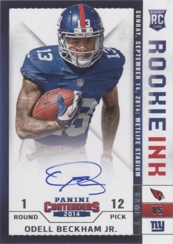 2014 Panini Contenders Odell Beckham Jr. #RRI-OB
