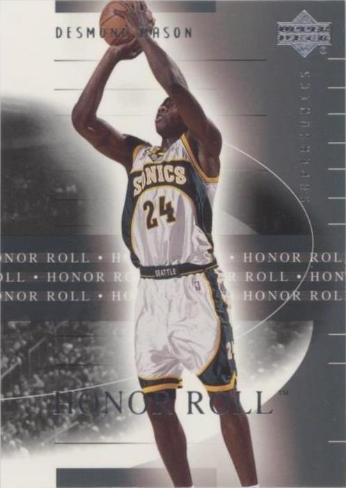 Rollo de honor de cubierta superior 2001-02 - Desmond Mason #82