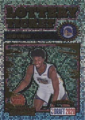 James Wiseman 2020-21 Panini Prizm Courtside Red Wave Rookie