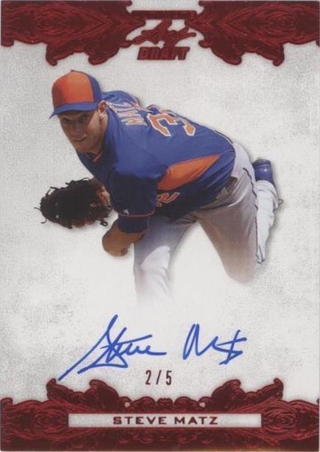 2015 Leaf Ultimate Draft - Steven Matz #BA-SM1
